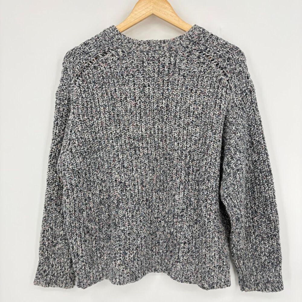 Marine Layer Quinn Oversized Sweater Blue Multi, Large - Picture 4 of 10